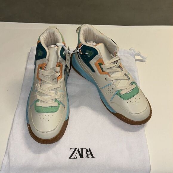 ZARA Kids | Beige | MULTI-PIECE HIGH-TOPS - Picture 7 of 8